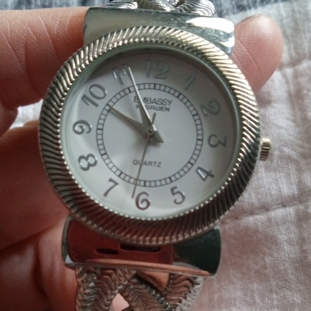 Embassy by Gruen Silver Women's Watch